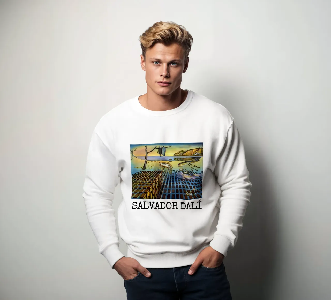The Disintegration of the Persistence of Memory sweatshirt by careytowne1