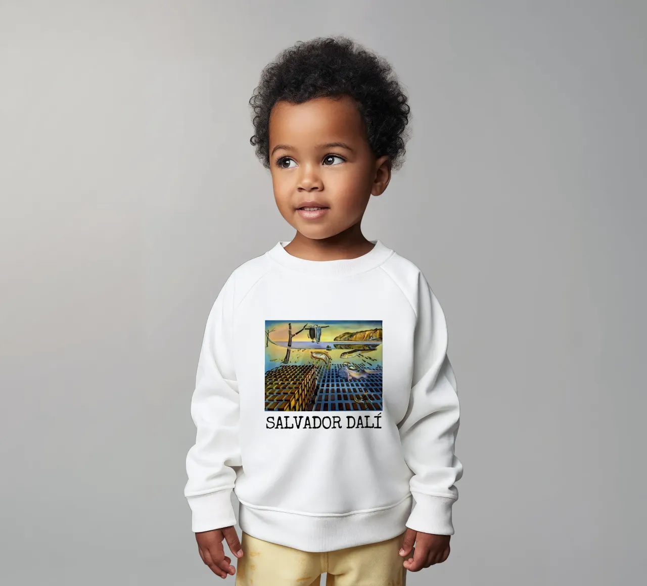 The Disintegration of the Persistence of Memory baby sweatshirt by careytowne1