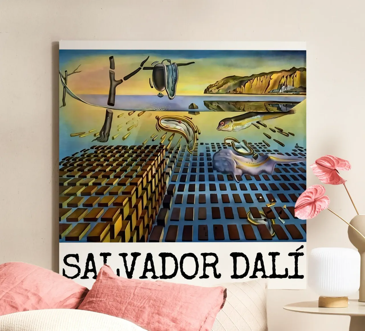 The Disintegration of the Persistence of Memory canvas by careytowne1