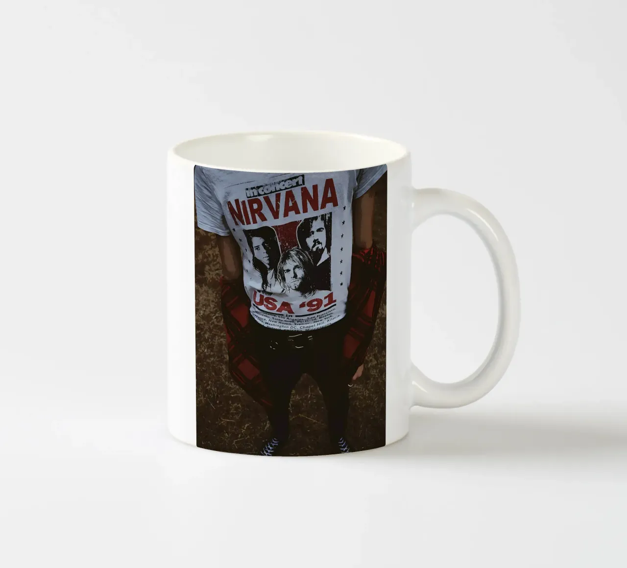 groupe nirvana mug en céramique de vanhesling