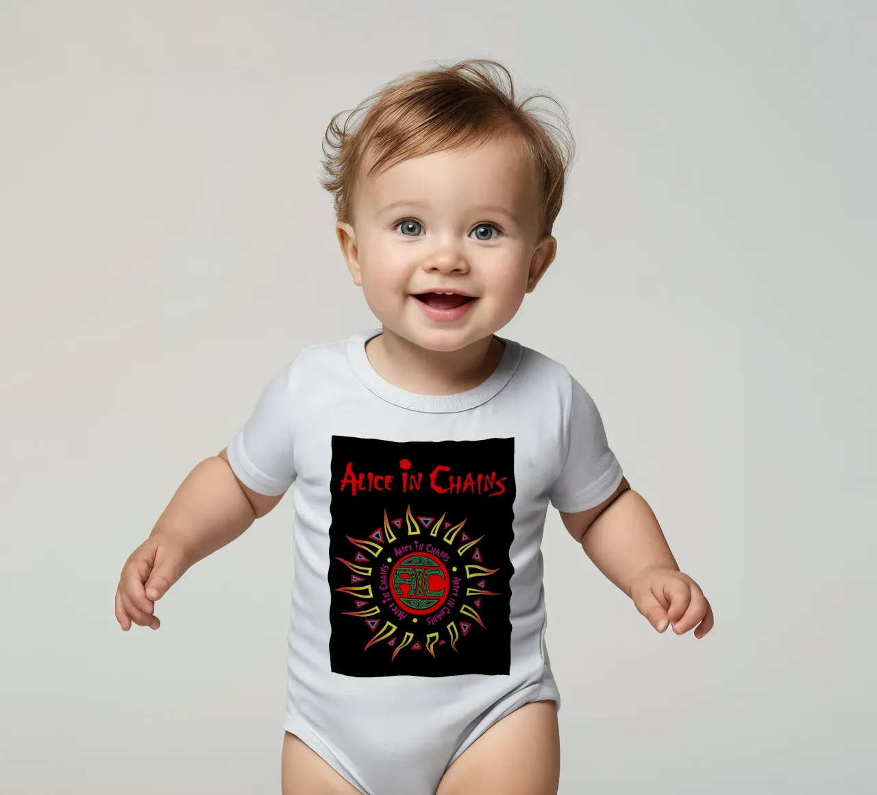 Alice in Chains body neonato maniche corte da vanhesling