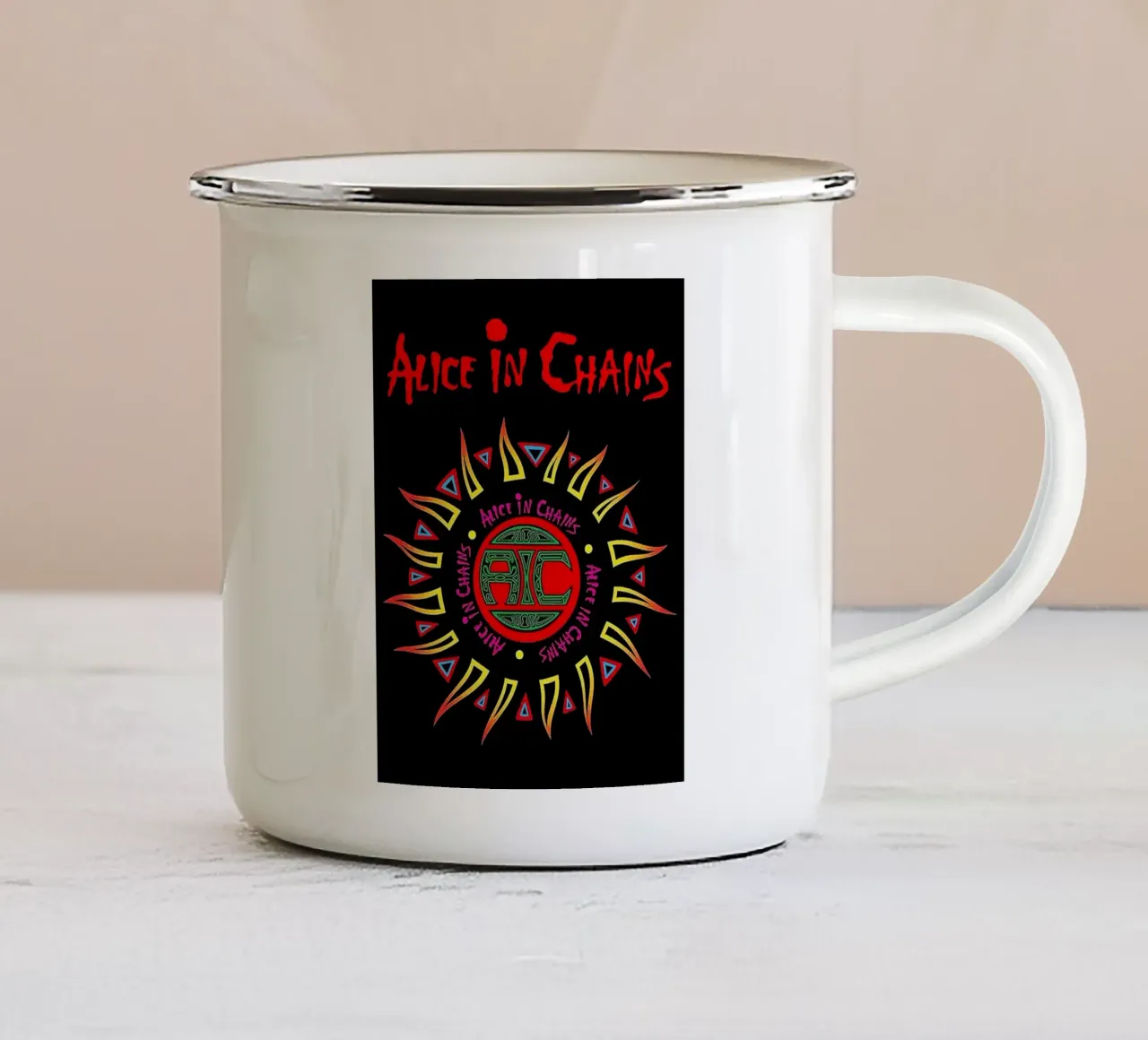 Alice in Chains tazza in smalto da vanhesling