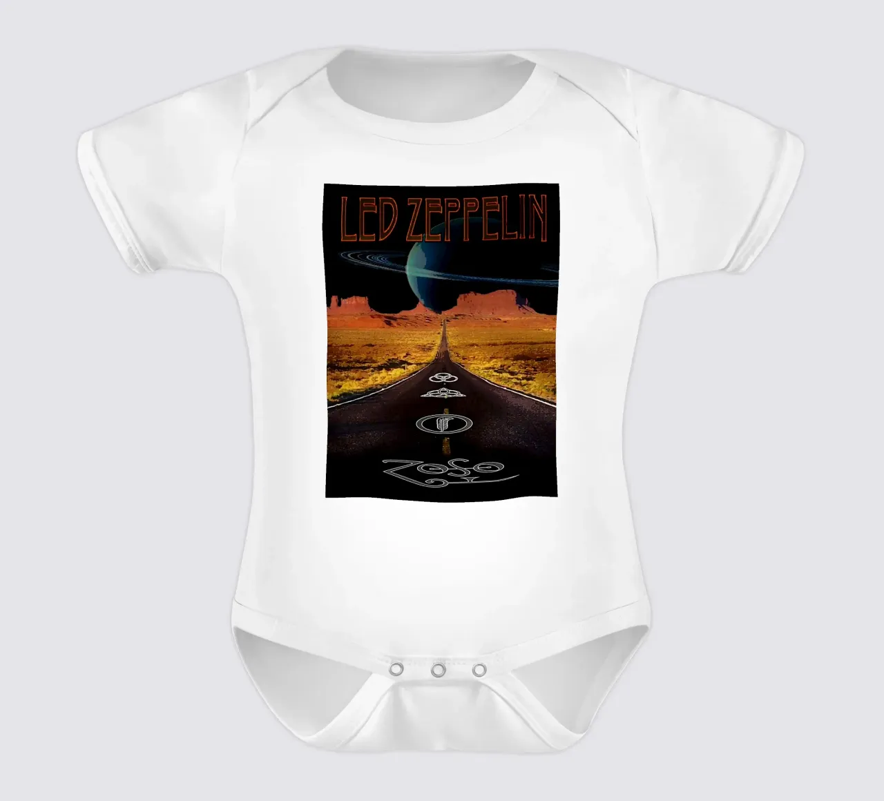 Le groupe Led Zeppelin body bébé de vanhesling