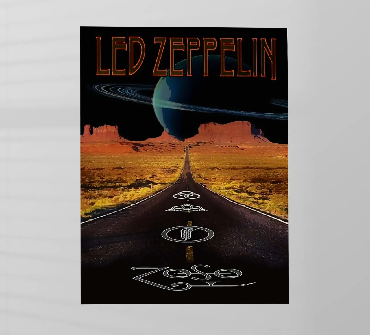 La band dei Led Zeppelin pellicola backlit da vanhesling