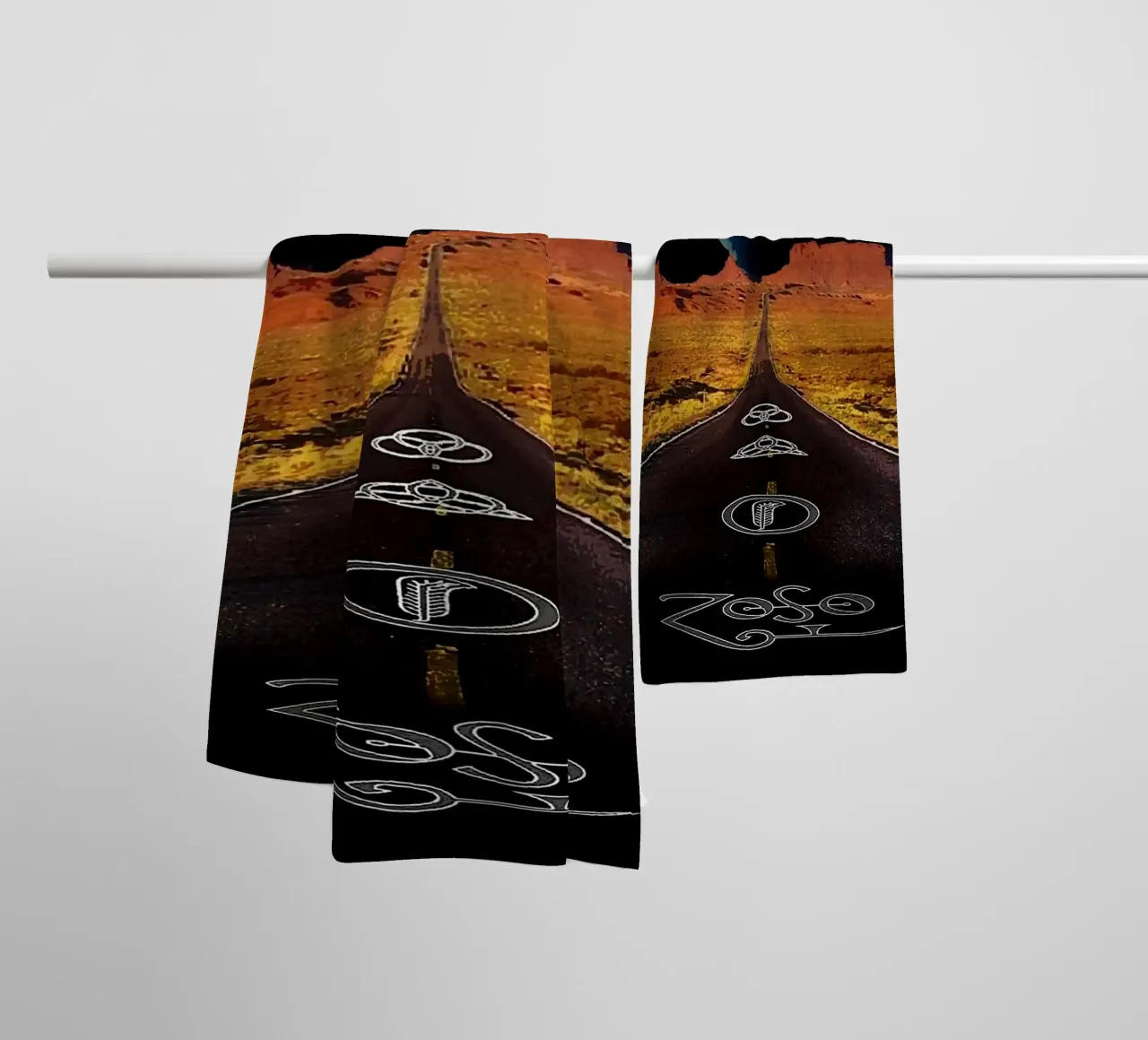 Le groupe Led Zeppelin serviette de bain de vanhesling