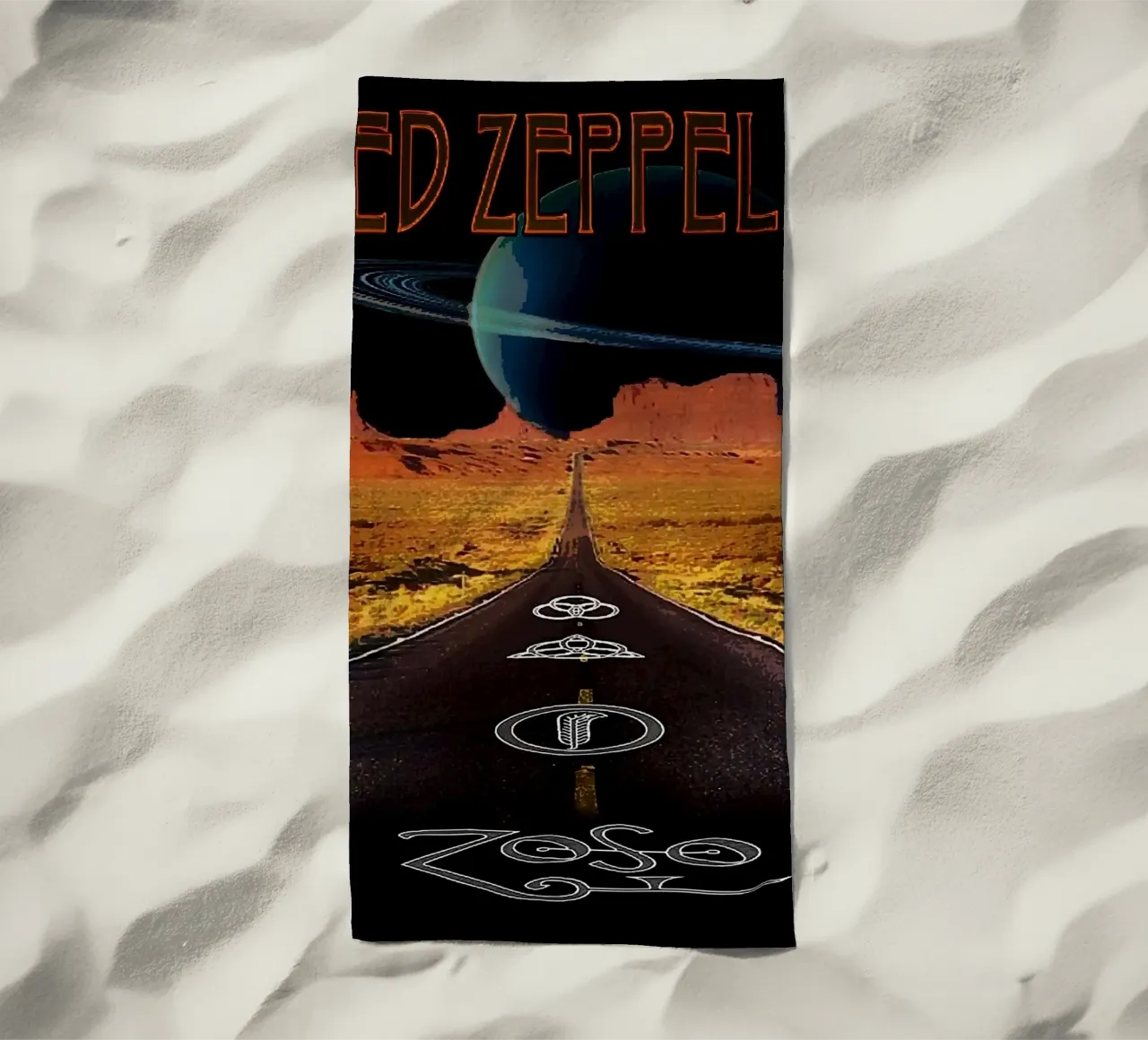 Le groupe Led Zeppelin serviette de plage de vanhesling