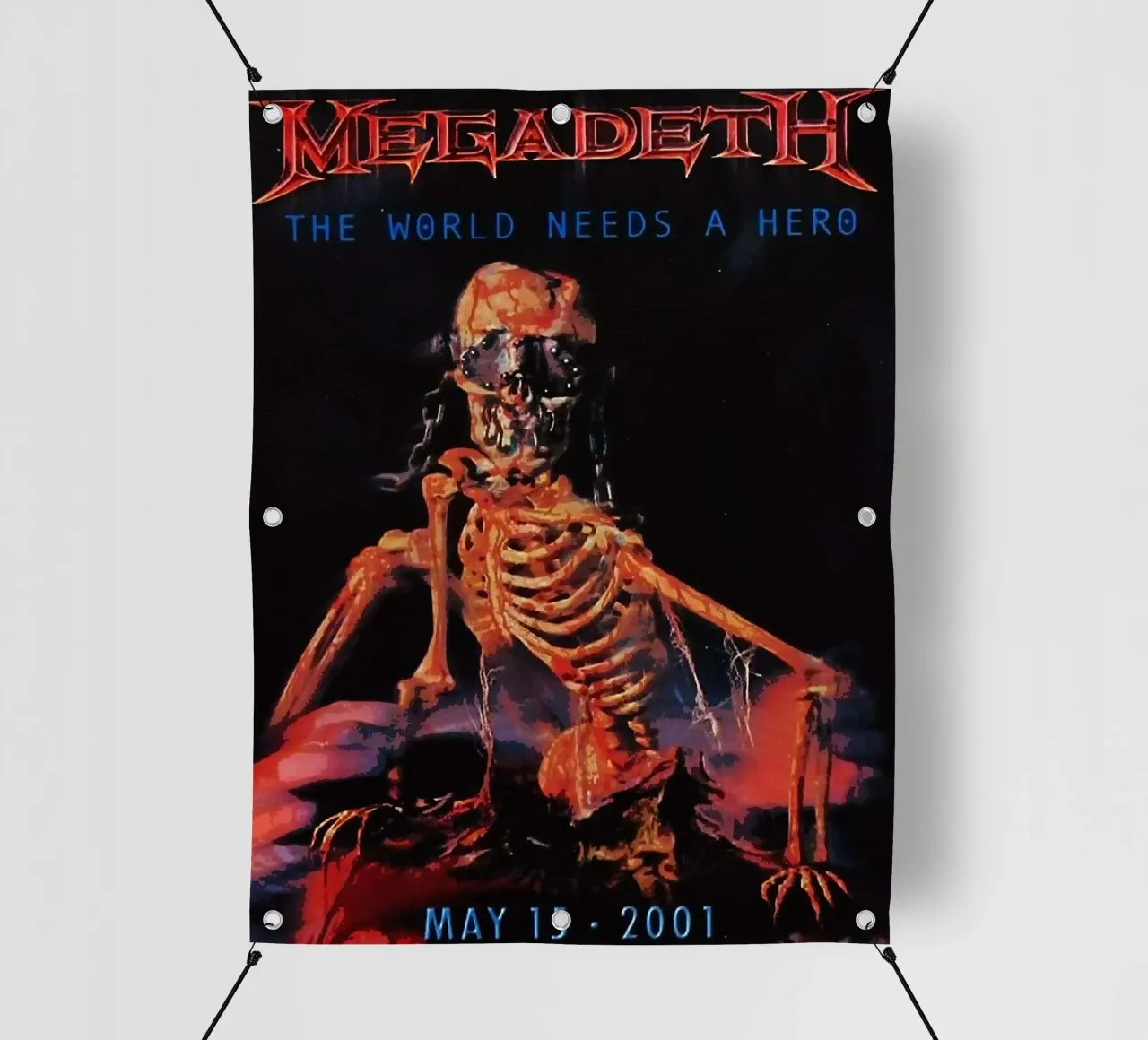 megadeth band telo in pvc da vanhesling