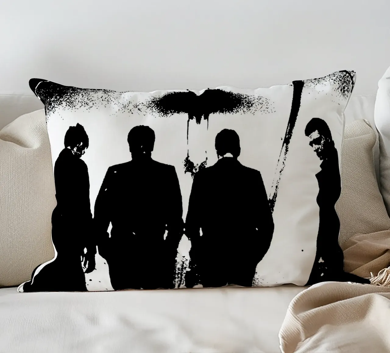 Joy Division Art decorative cushion by music soul