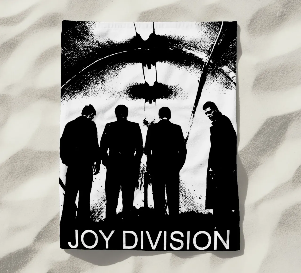 Joy Division Art beach towel by music soul