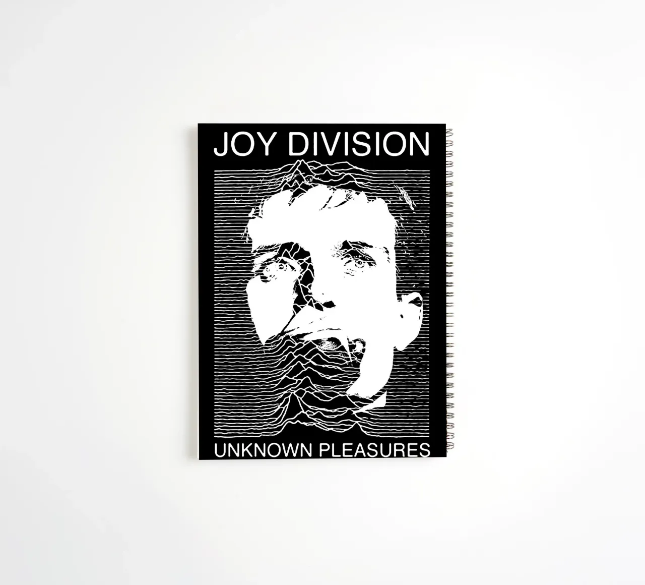 ian curtis joy division mountains art spiral notebook by music soul