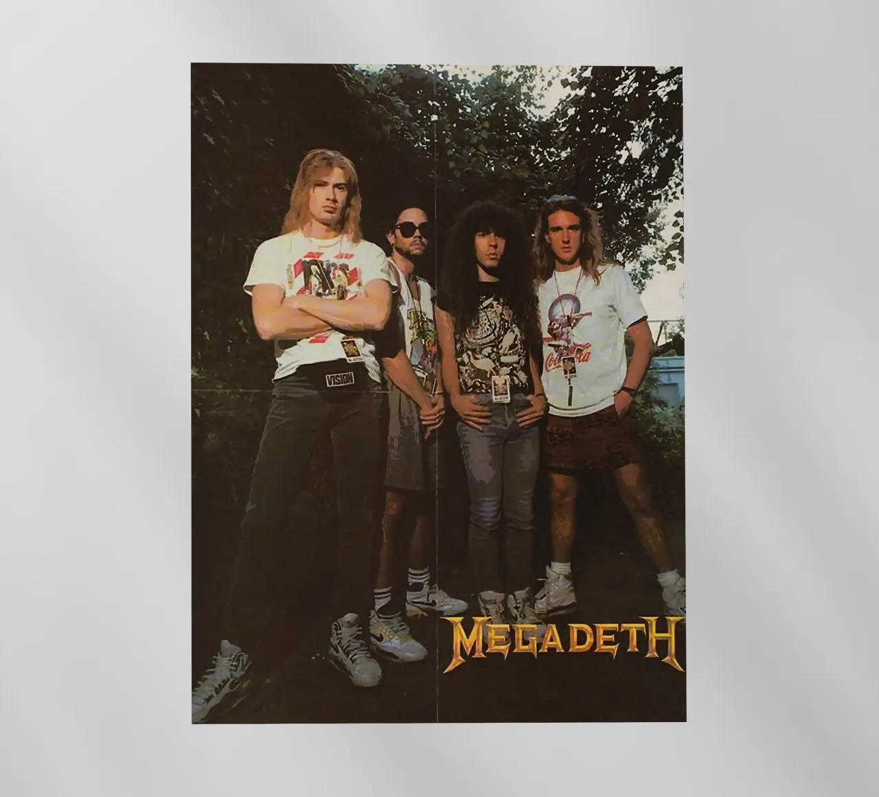 megadeth band pellicola backlit da vanhesling