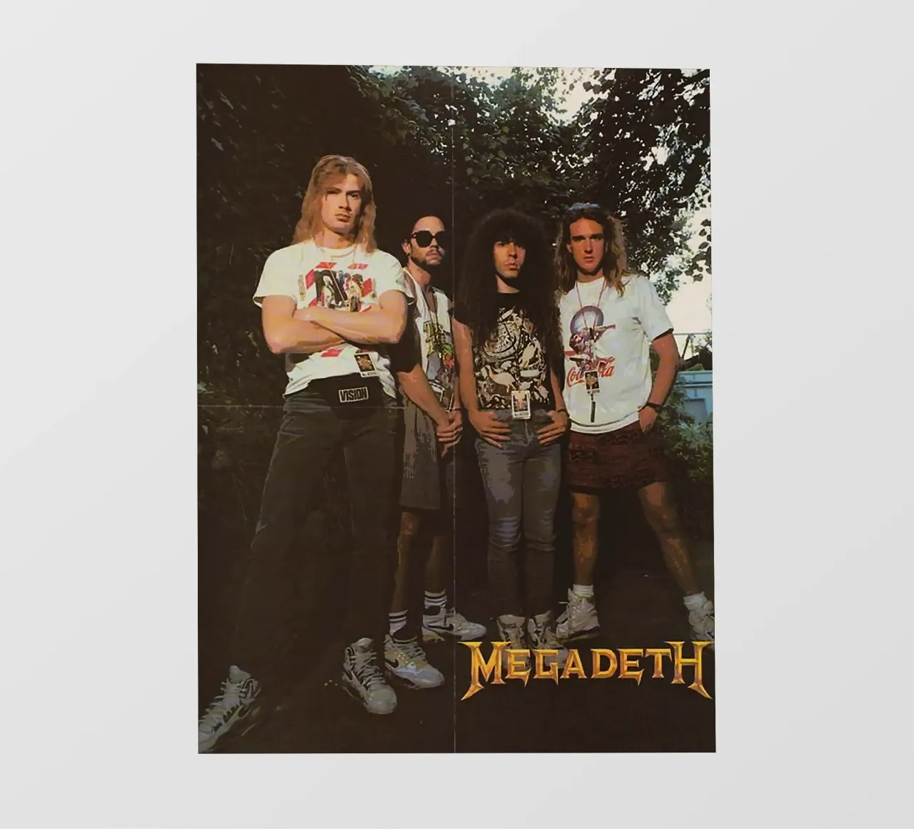megadeth band pellicola backlit da vanhesling