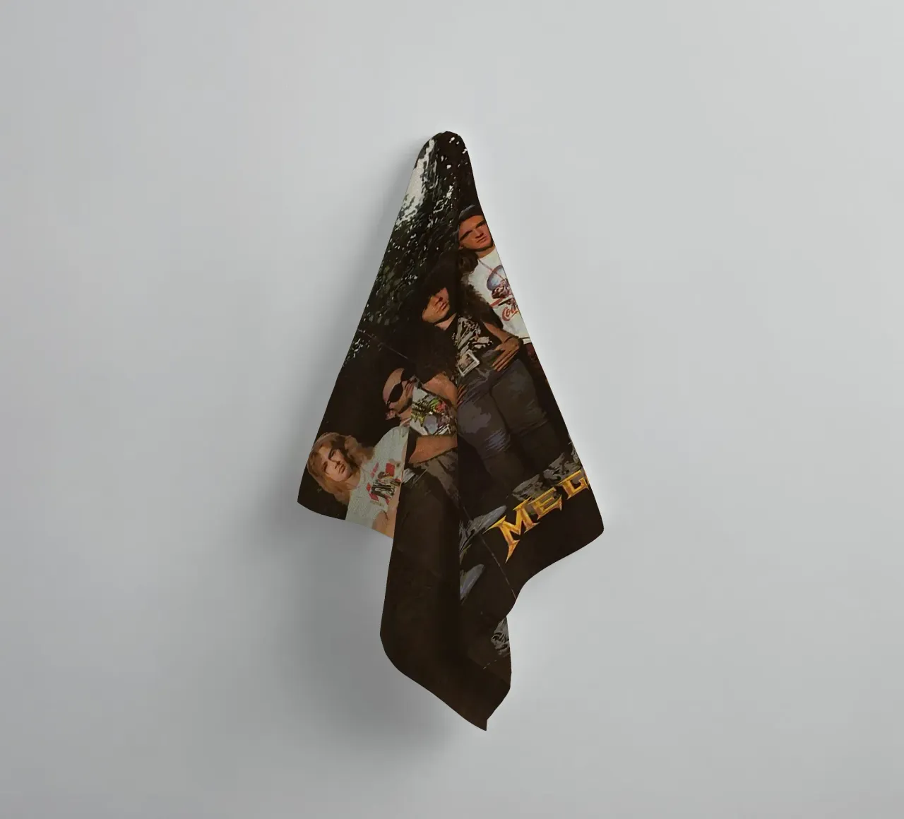 groupe megadeth serviette de bain de vanhesling