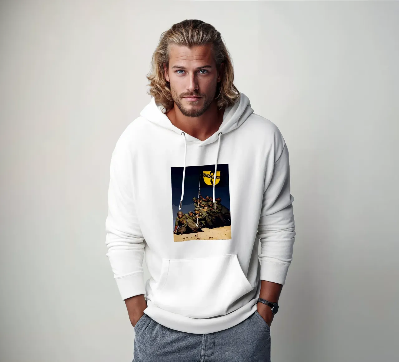 Wu-Tang Clan felpa con cappuccio da vanhesling