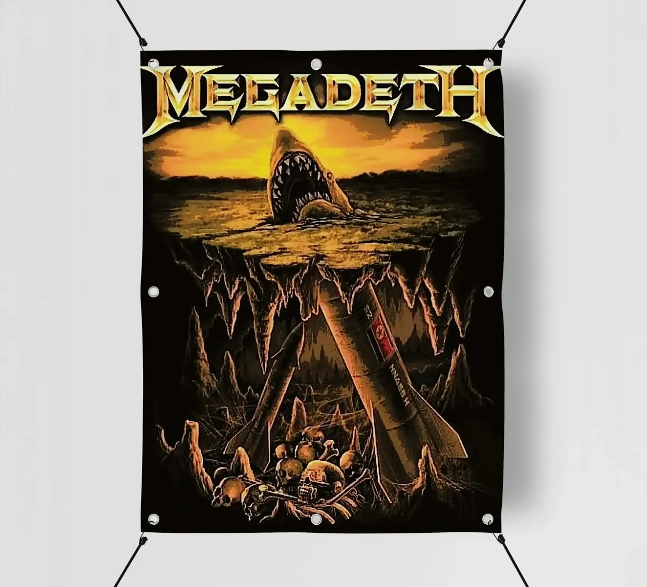 megadeth band telo in pvc da vanhesling