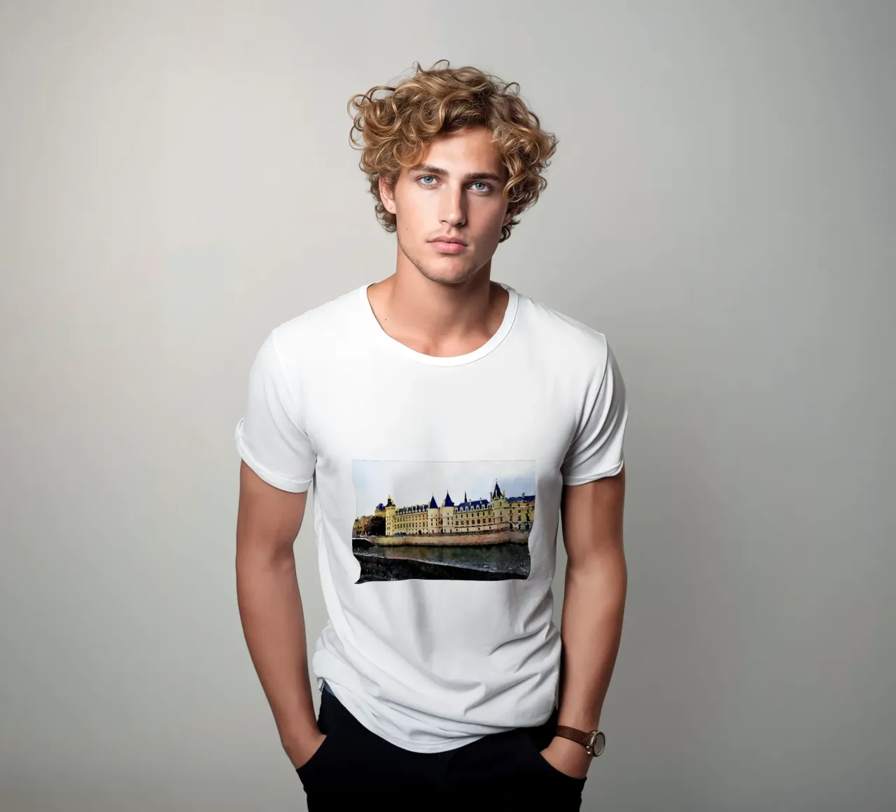 In Paris t-shirt by Massimo Frascogna