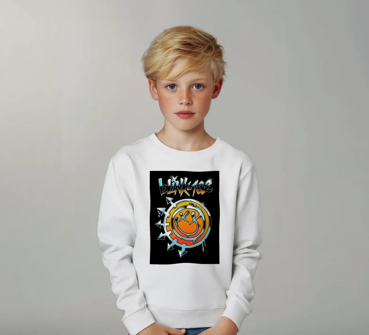 La band Blink-182 felpa bambino da vanhesling