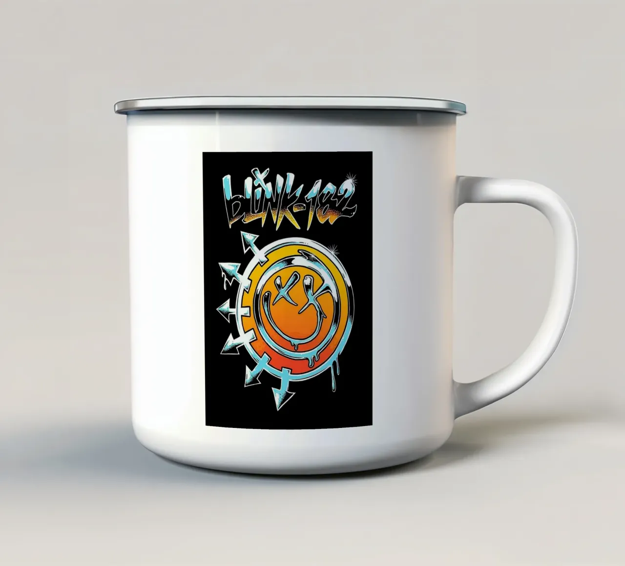 Le groupe Blink-182 mug en émail de vanhesling