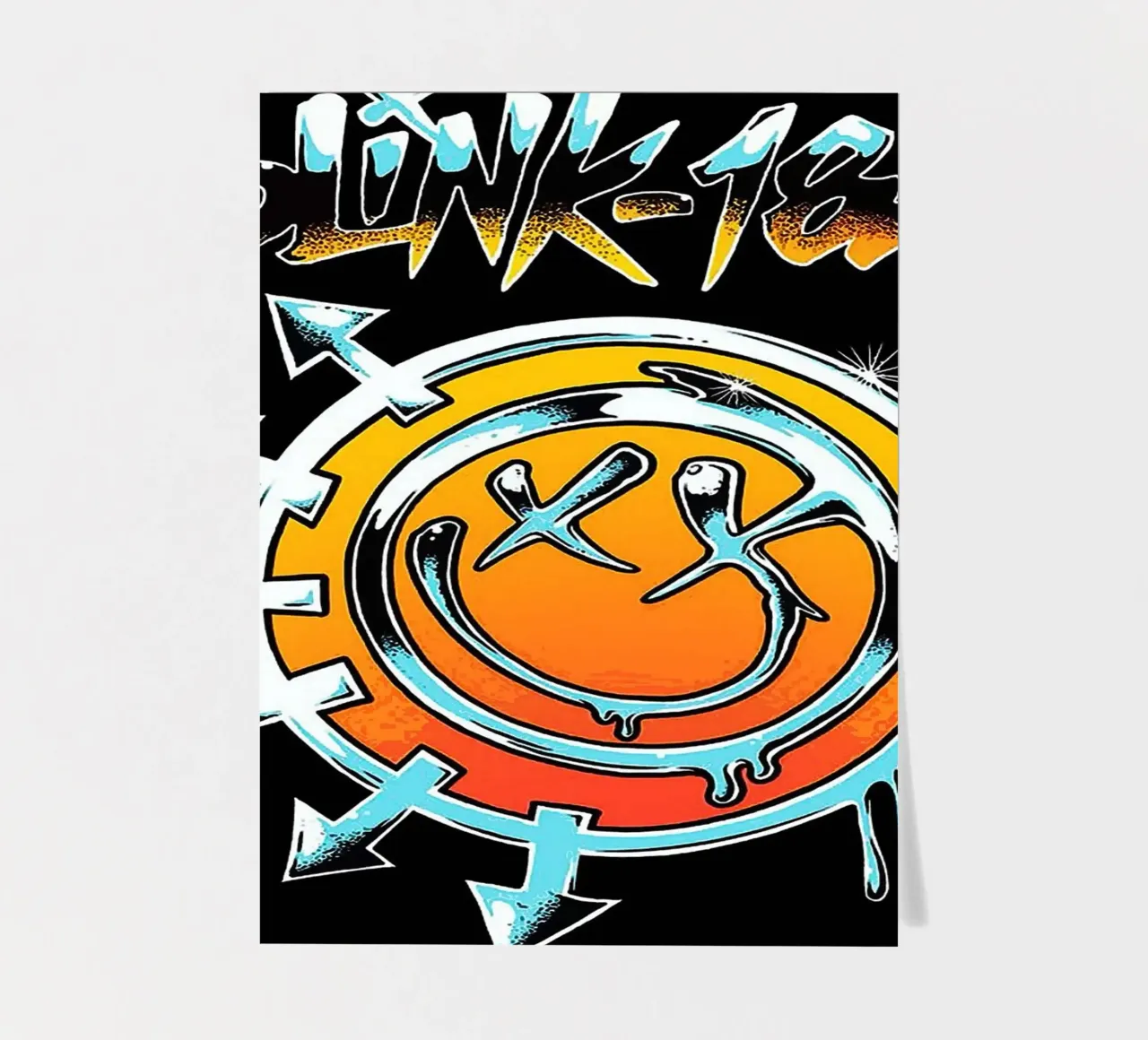Le groupe Blink-182 planche autocollant de vanhesling