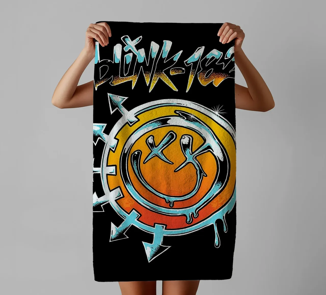 Le groupe Blink-182 serviette de bain de vanhesling