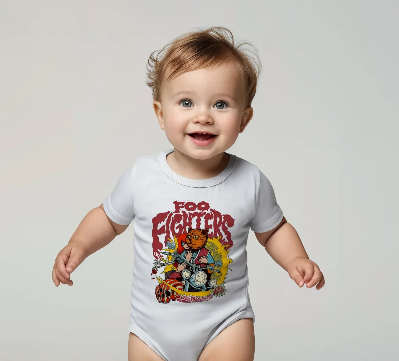 Le groupe Foo Fighters body bébé de vanhesling