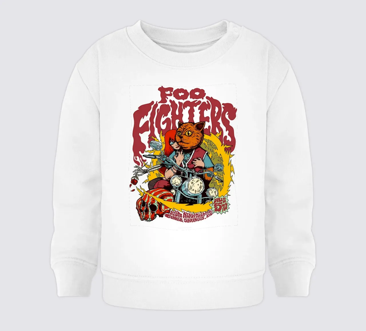 Il gruppo dei Foo Fighters felpa neonato da vanhesling