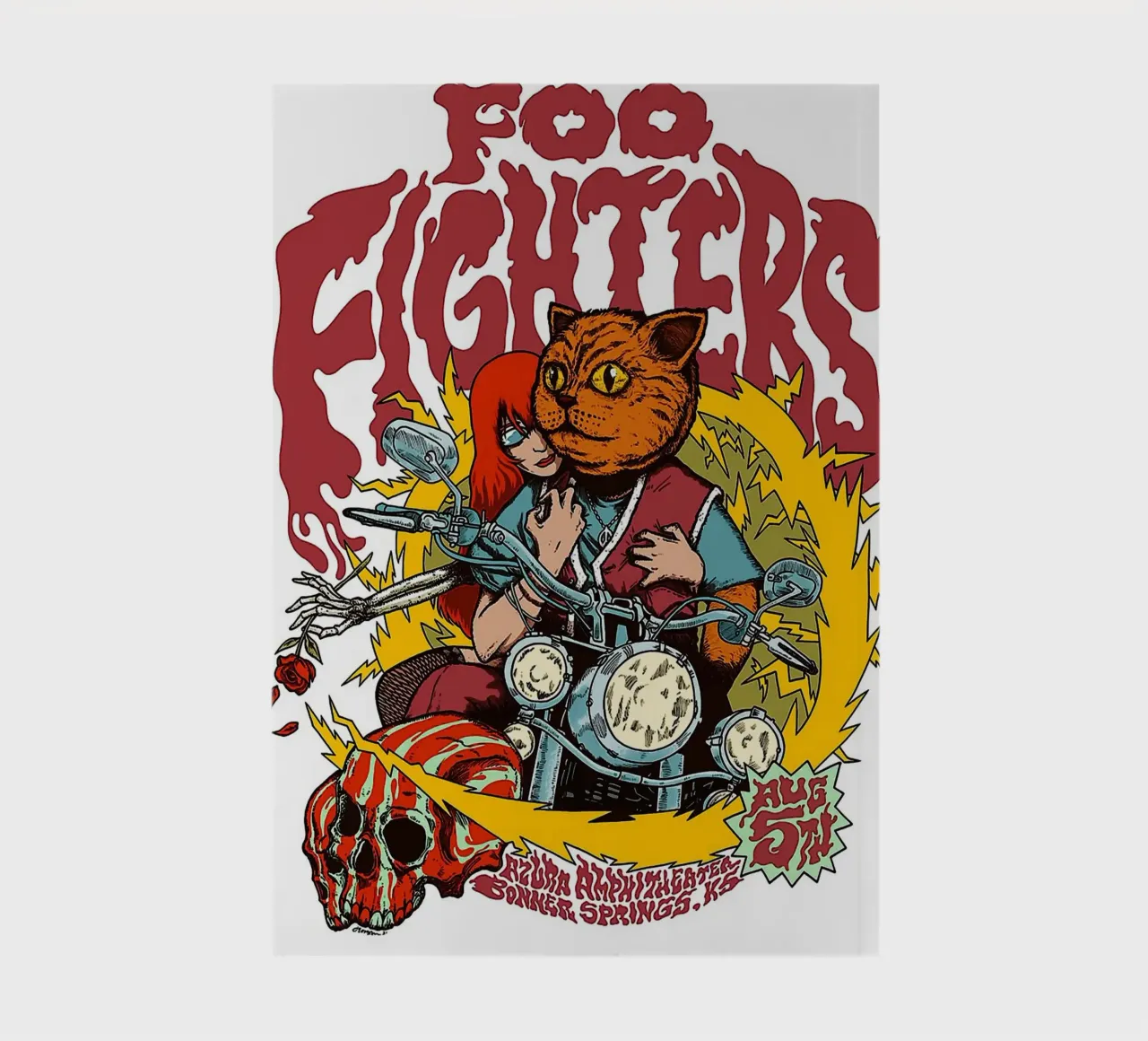 Le groupe Foo Fighters carnet de notes de vanhesling