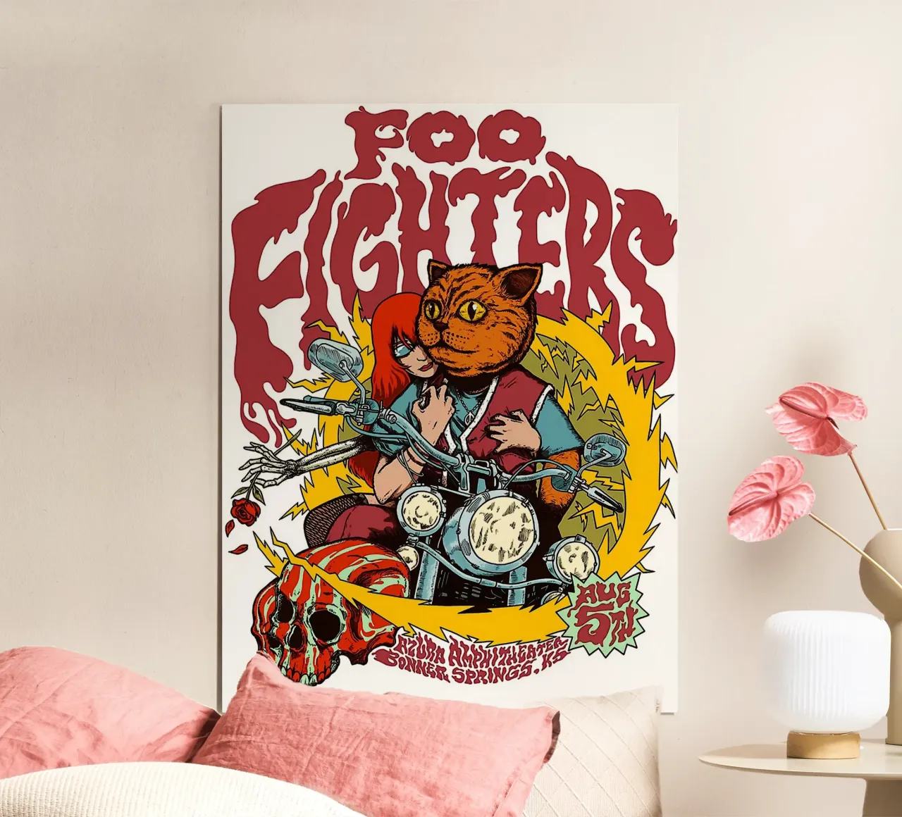 Le groupe Foo Fighters hahnemühle de vanhesling