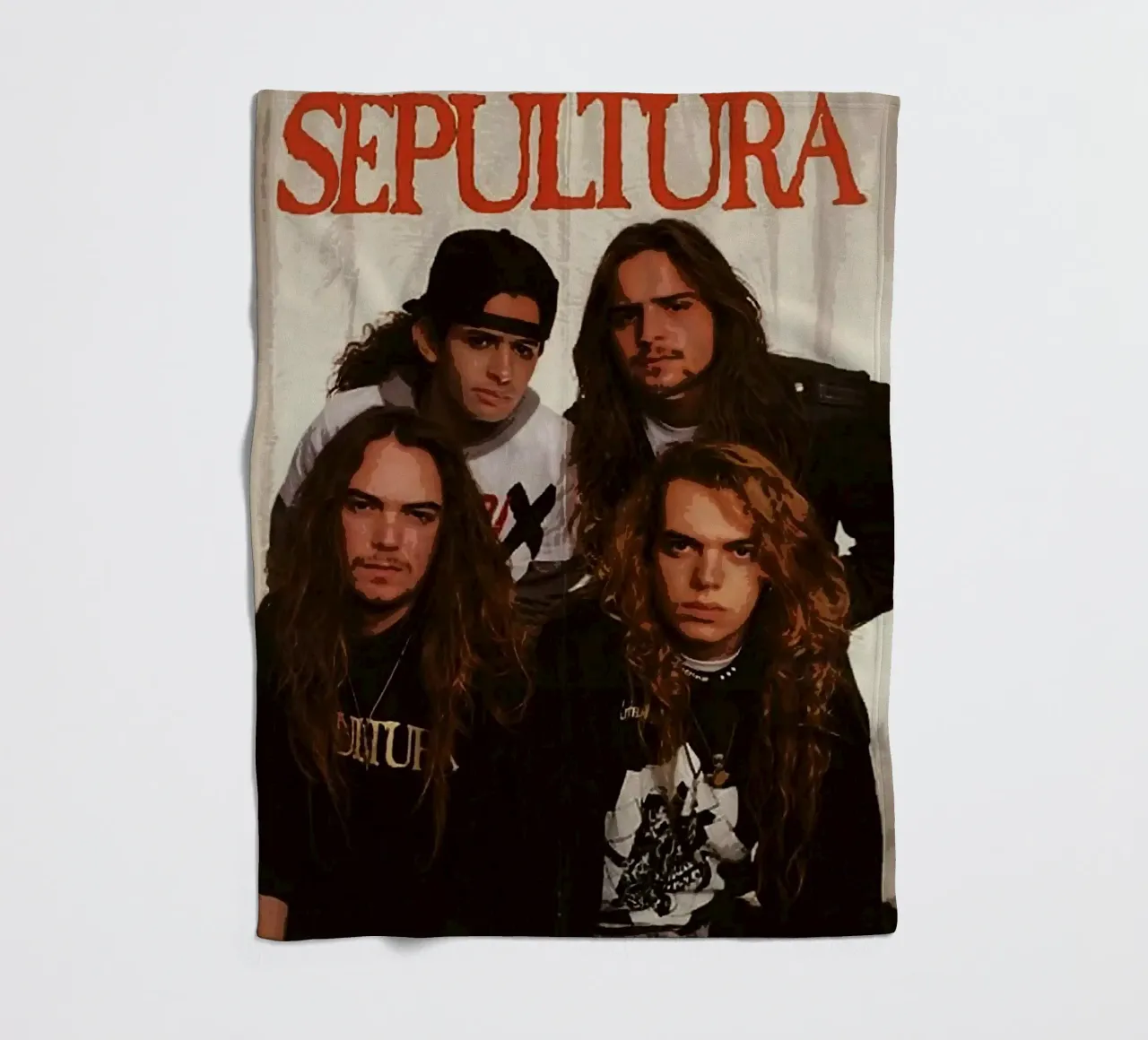 banda sepultura manta de franela de vanhesling