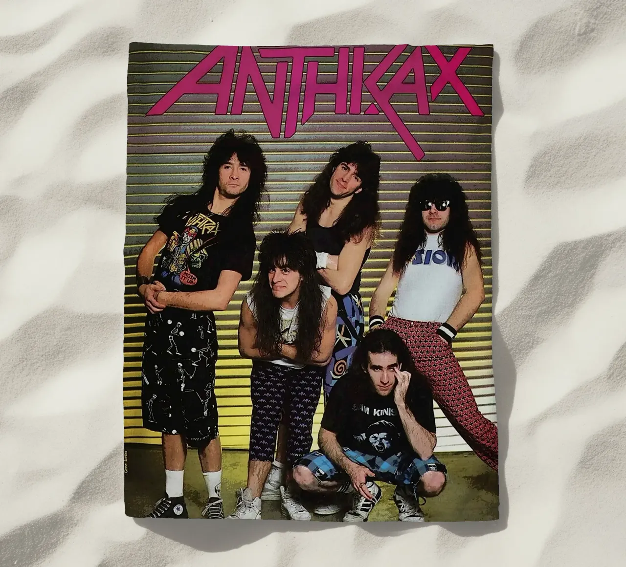 groupe anthrax serviette de plage de vanhesling