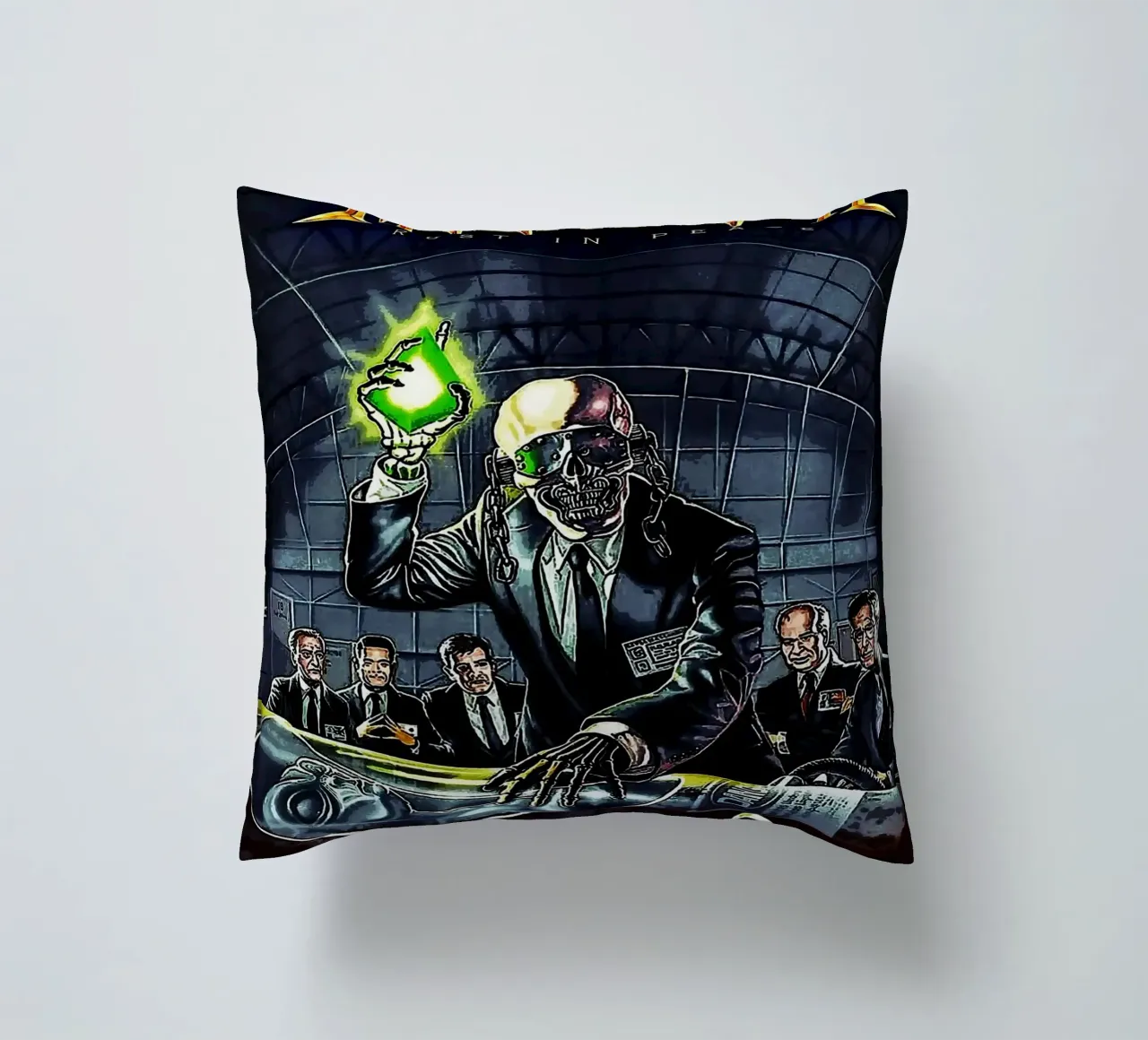 megadeth band cuscino da vanhesling