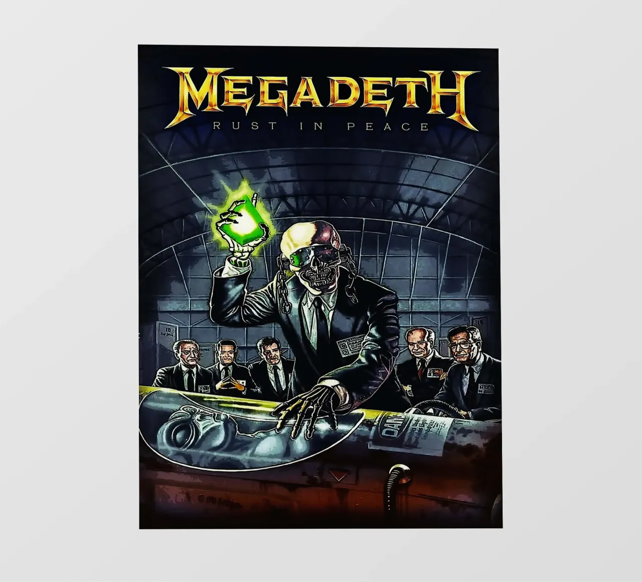 megadeth band pellicola backlit da vanhesling