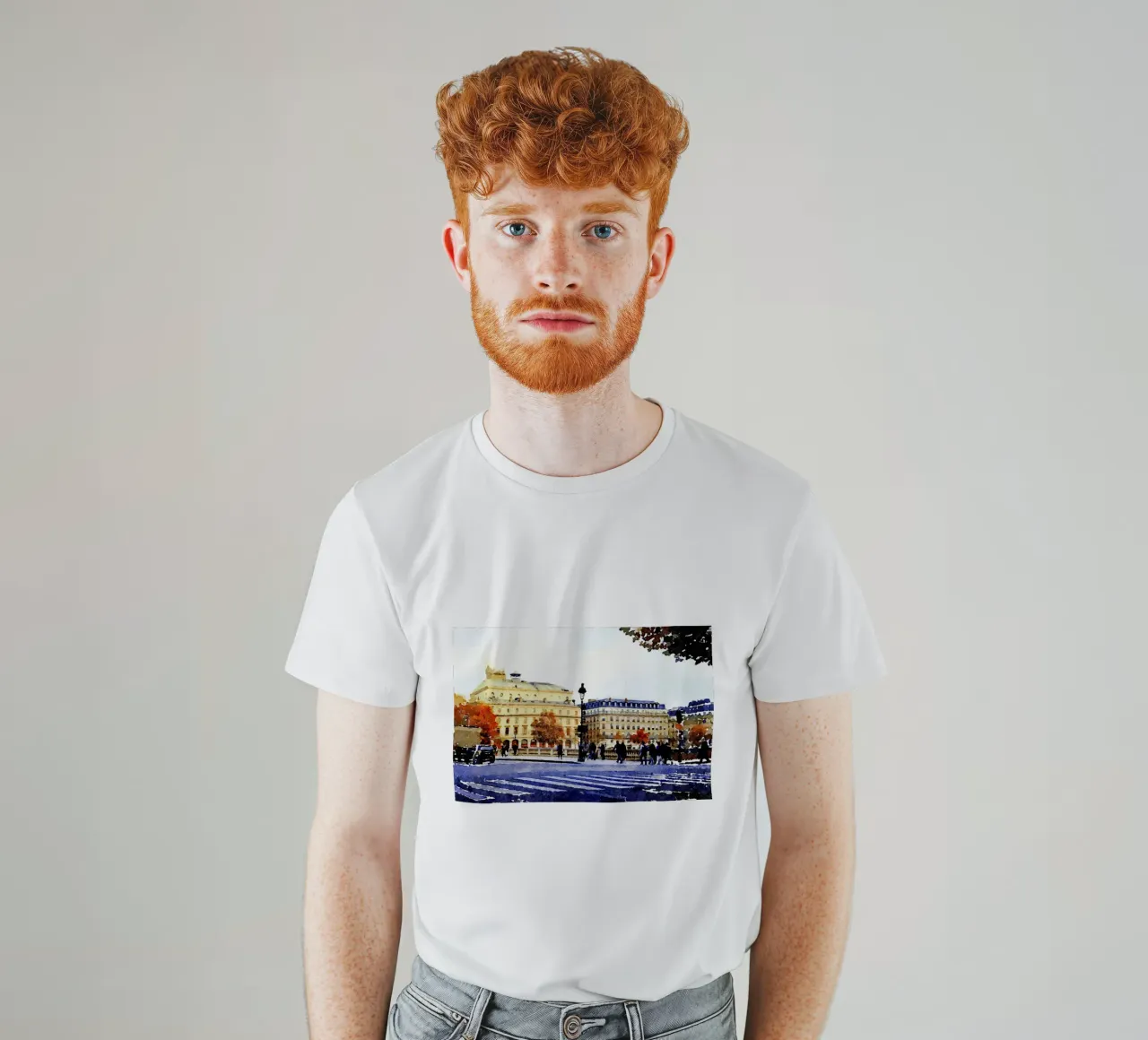 In Paris T-Shirt von Massimo Frascogna