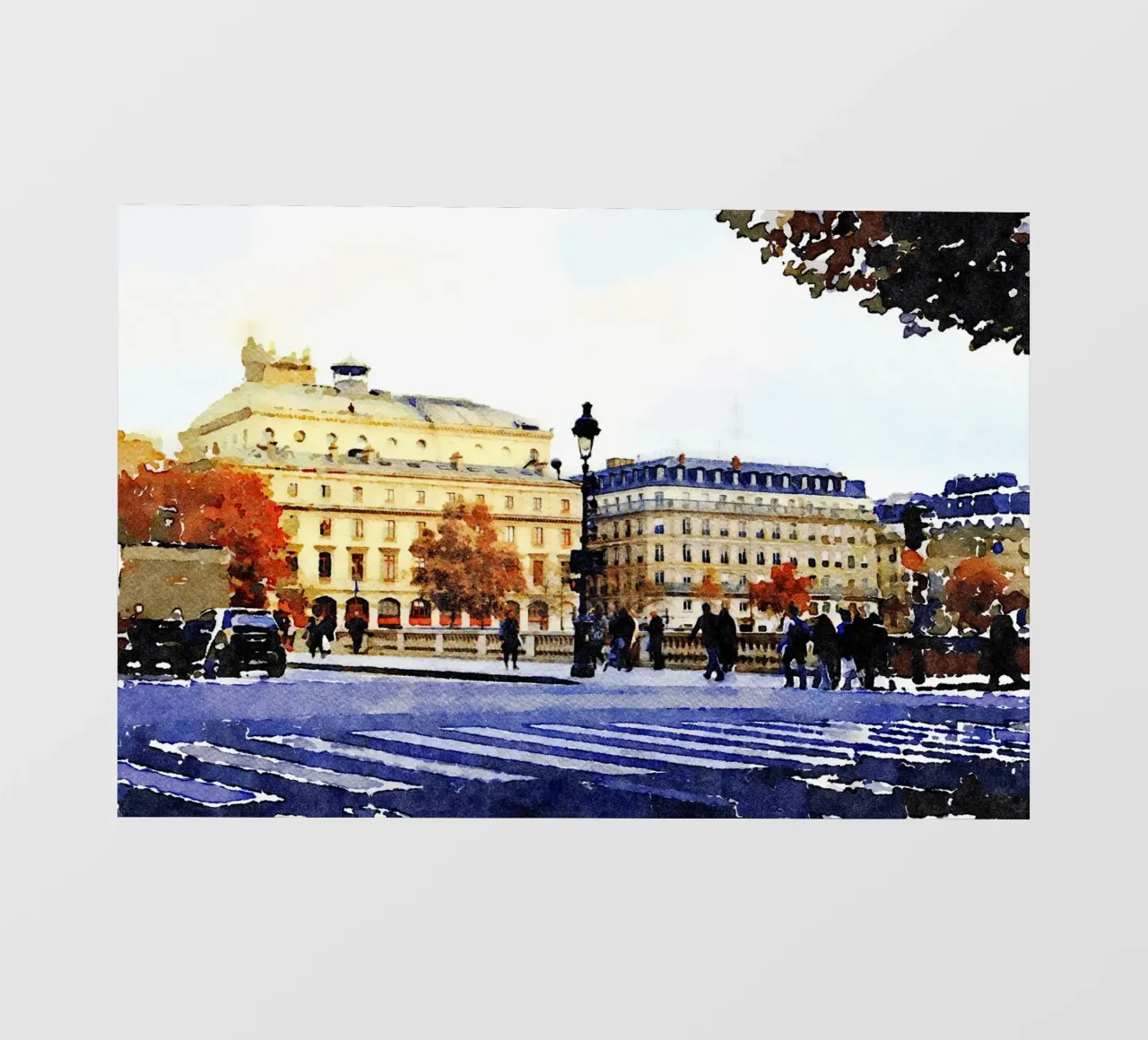 A Parigi telo in pvc da Massimo Frascogna