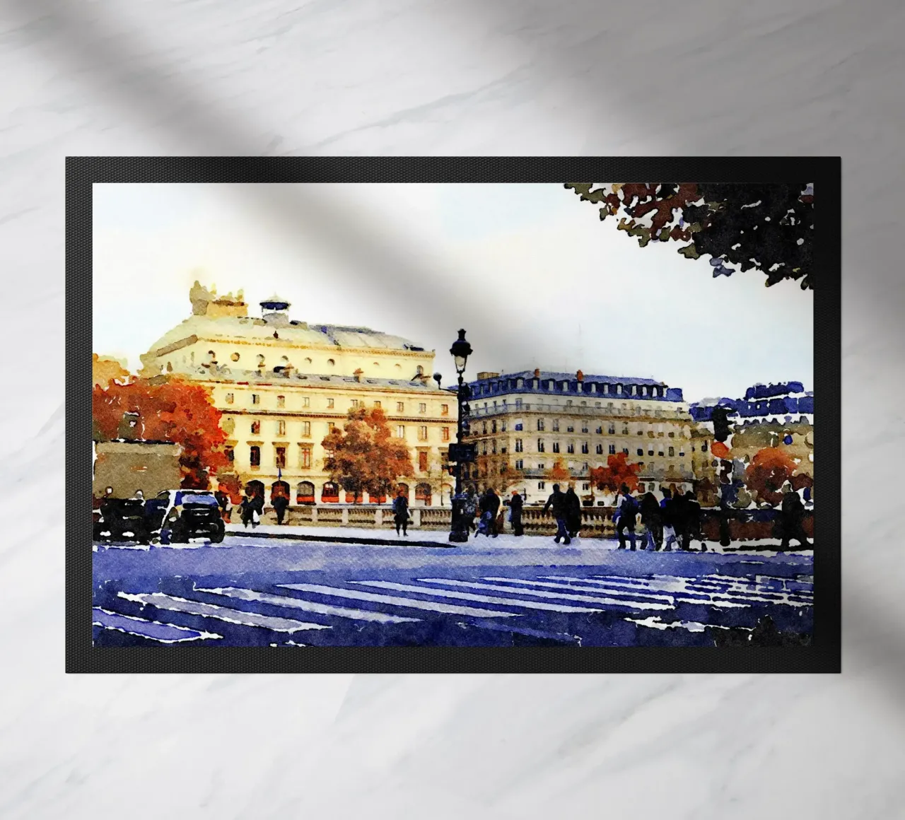 In Paris Fußmatte von Massimo Frascogna