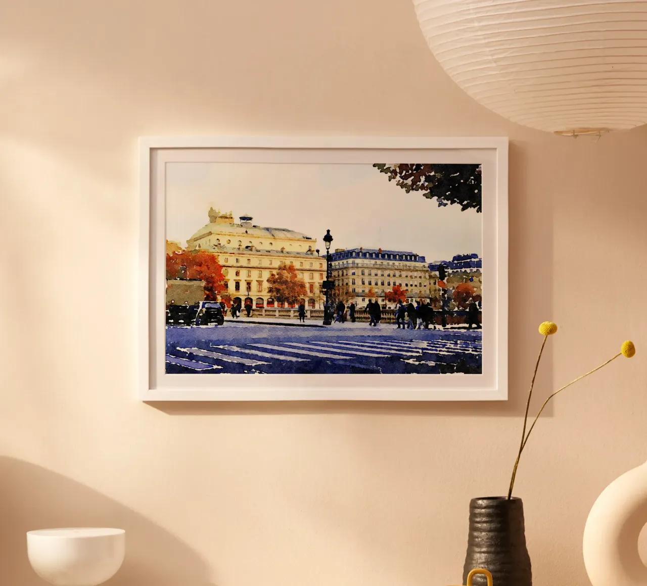 A Parigi poster con telaio in alluminio da Massimo Frascogna