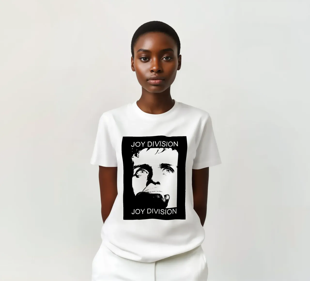 Ian Curtis Joy Division 1 Arte t-shirt da music soul