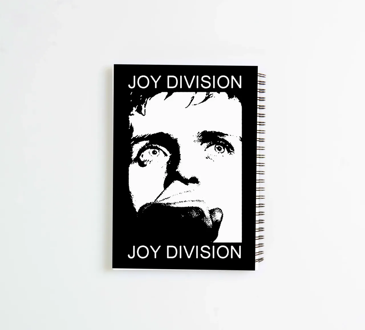 Ian Curtis Joy Division 1 Art spiral notebook by music soul