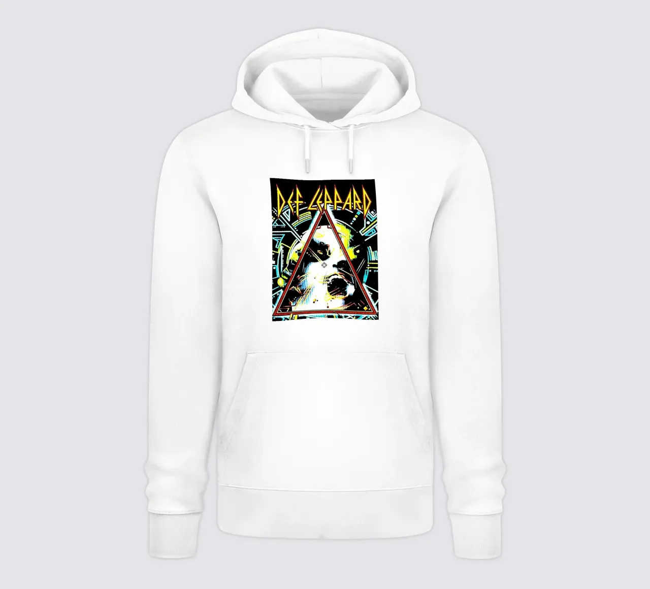 Arte Def Leppard felpa con cappuccio da music soul