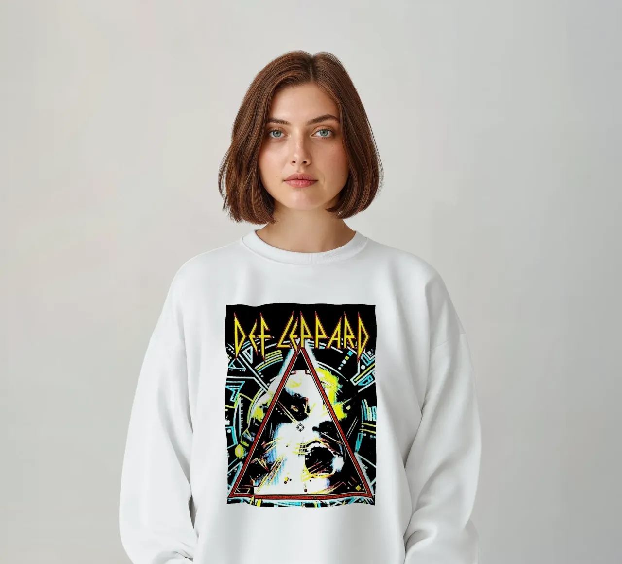 Arte Def Leppard felpa da music soul