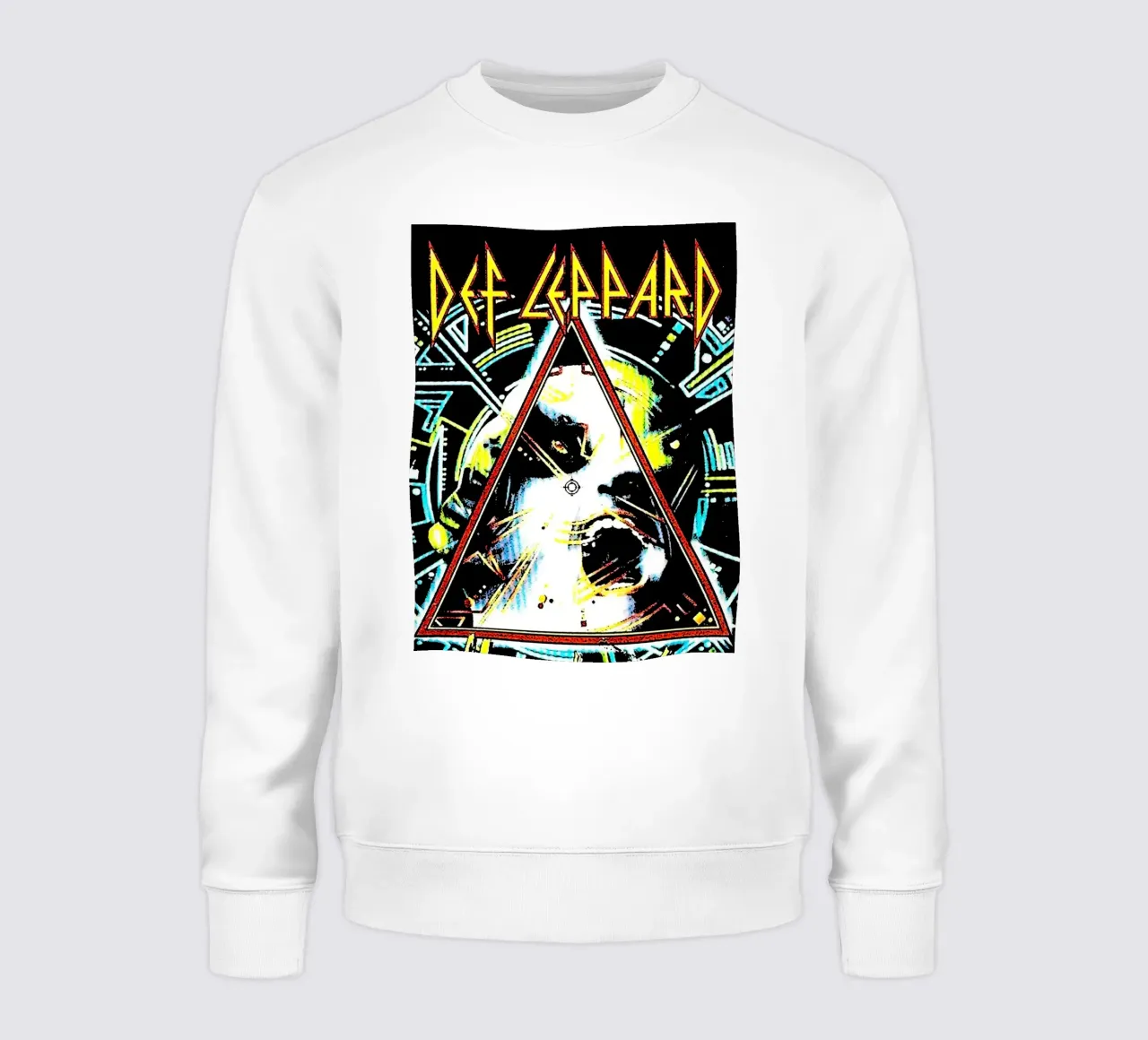 Arte Def Leppard felpa da music soul