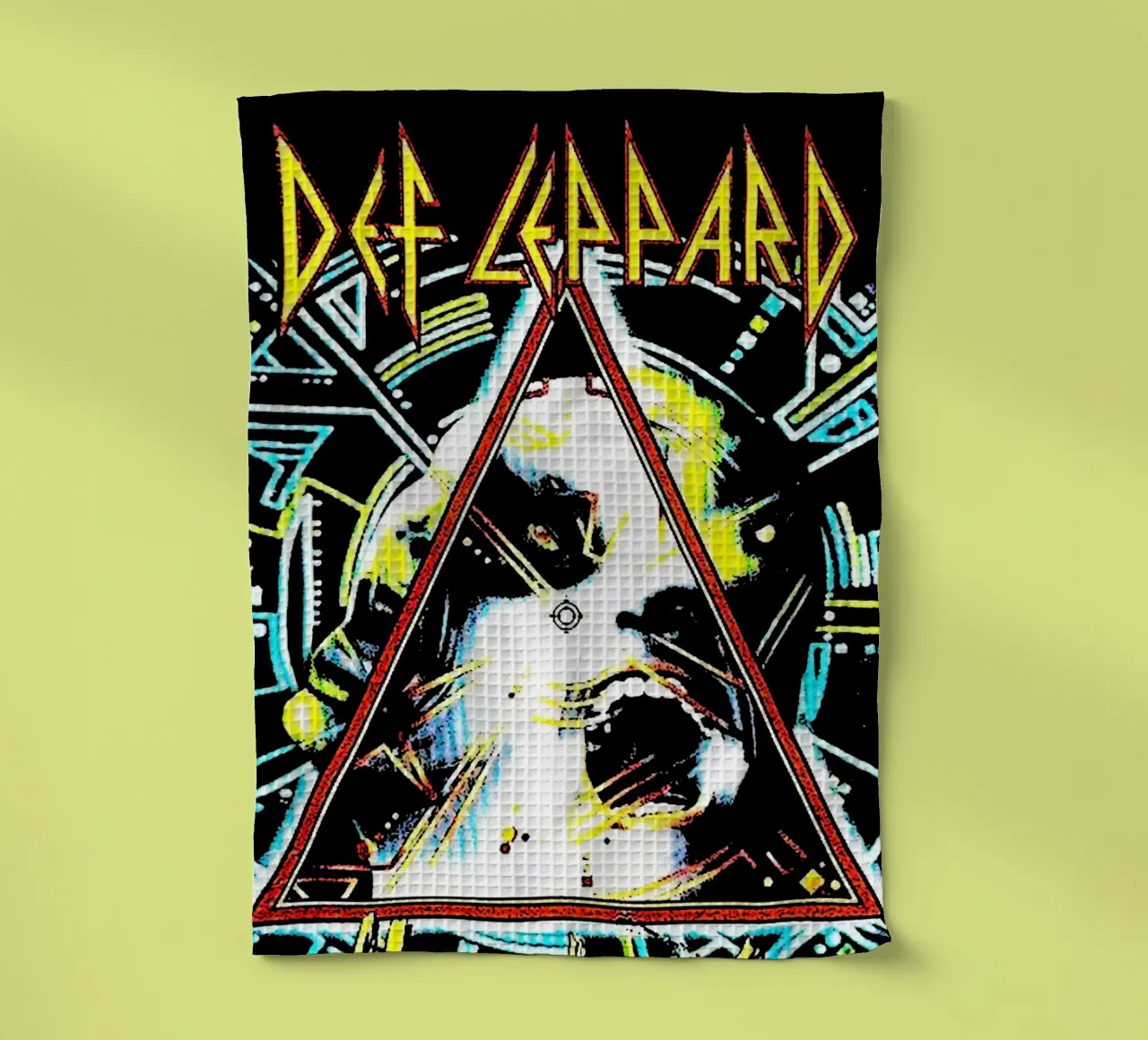 Arte Def Leppard canovaccio da cucina da music soul