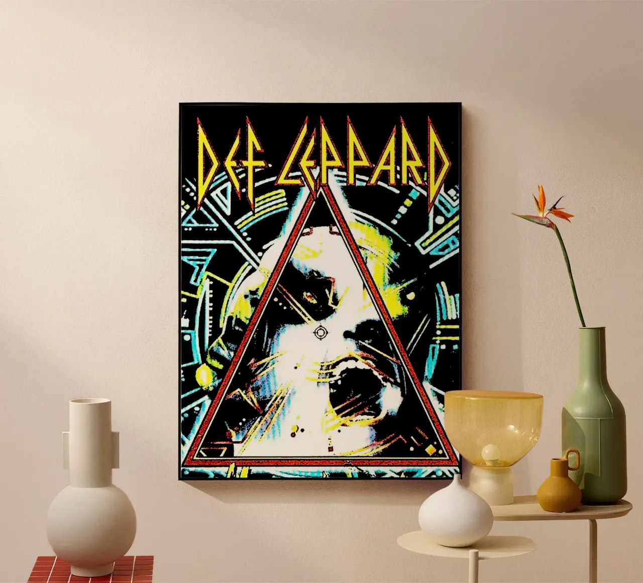 Arte Def Leppard plexiglass da music soul