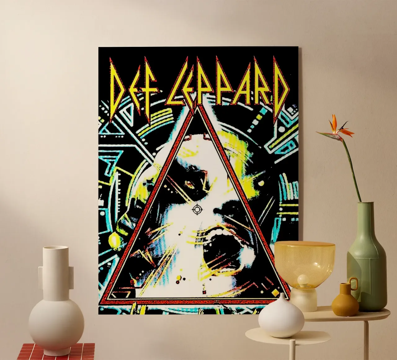 Arte Def Leppard plexiglass da music soul