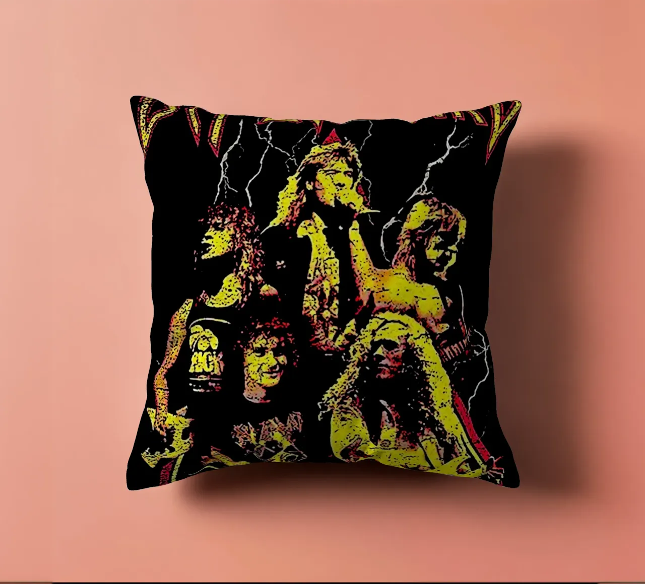 Def Leppard 2 Arte cuscino da music soul