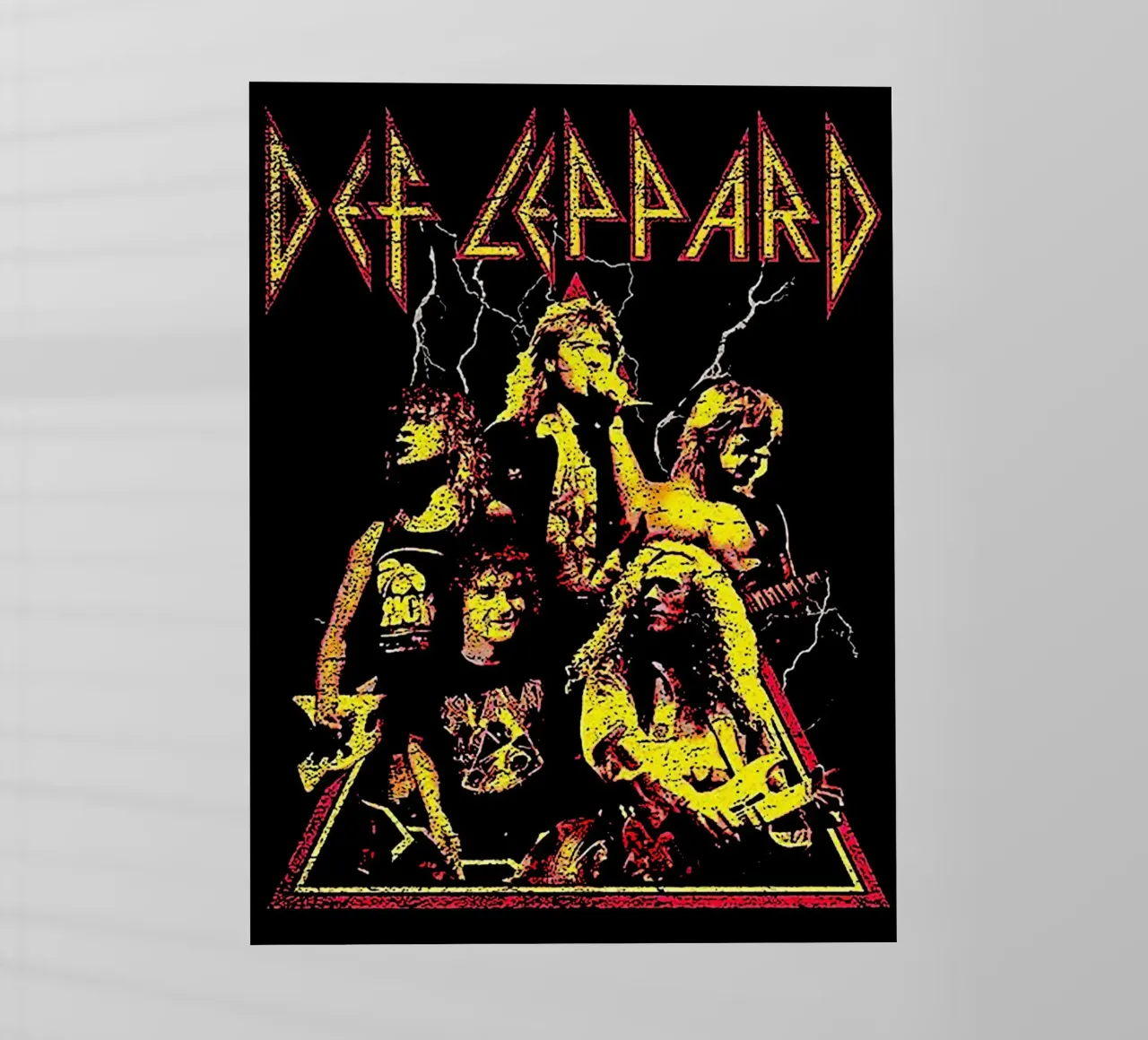 Def Leppard 2 Arte pellicola backlit da music soul