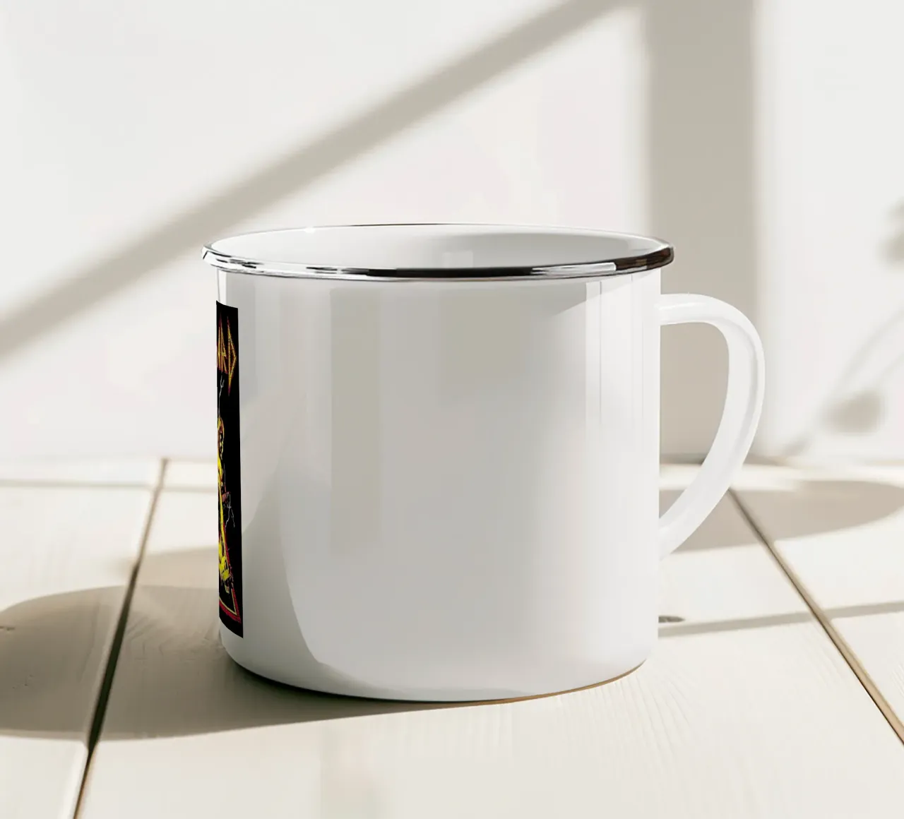 Def Leppard 2 Arte tazza in smalto da music soul