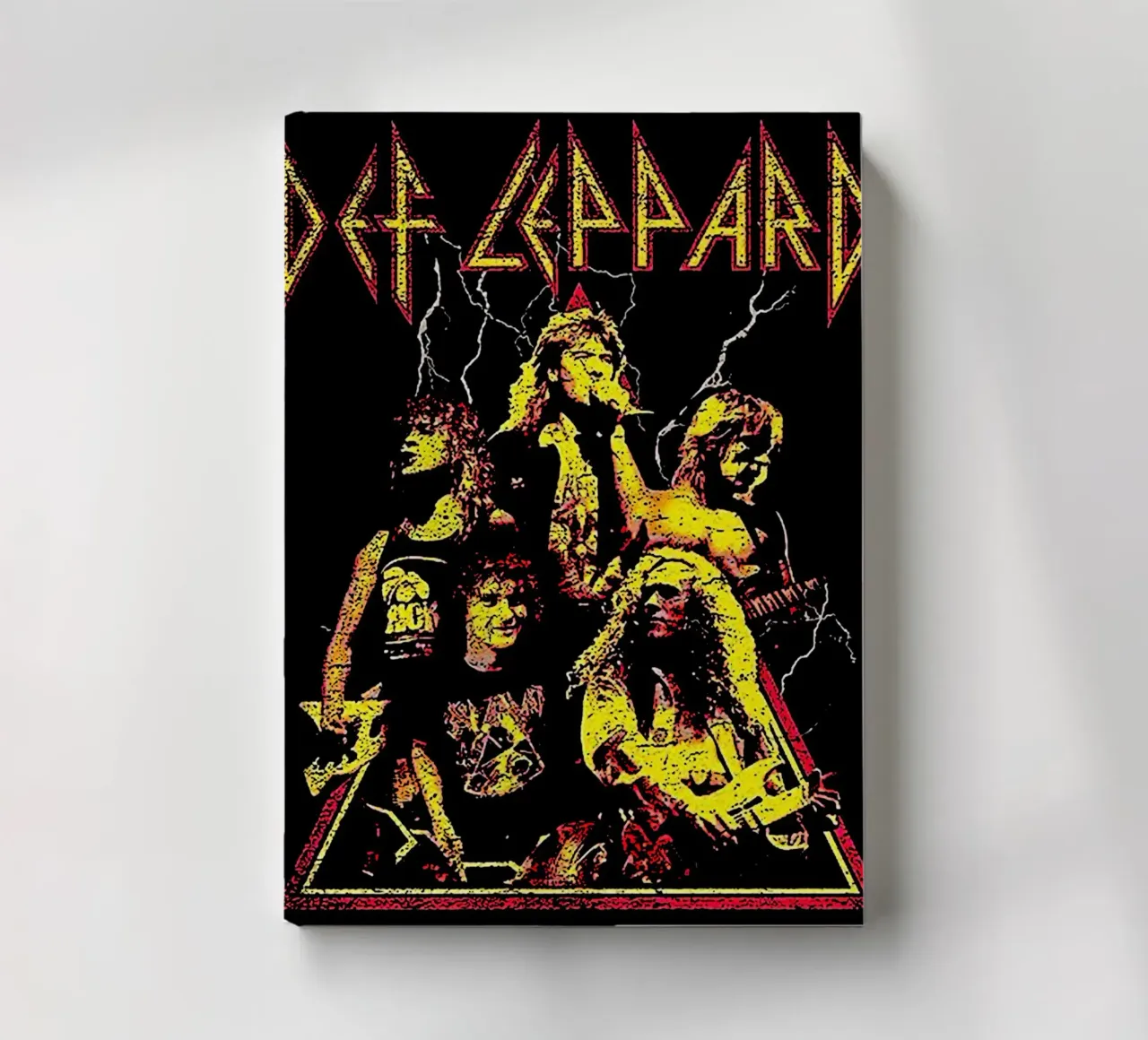 Def Leppard 2 Art notebook by music soul