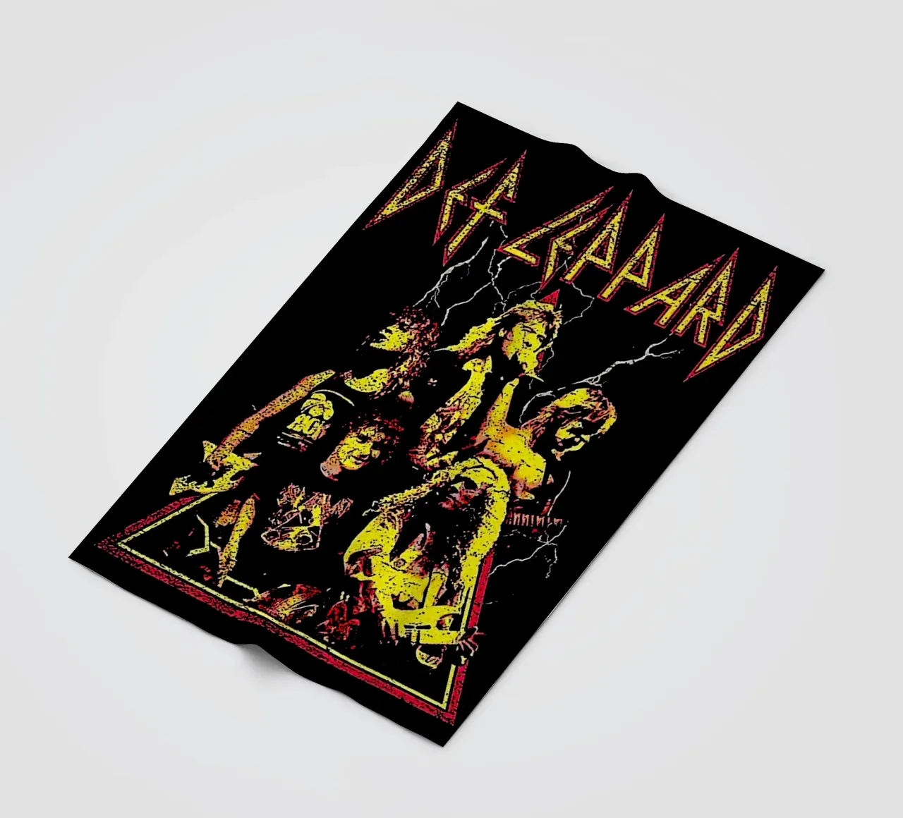Def Leppard 2 Art fleece blanket by music soul