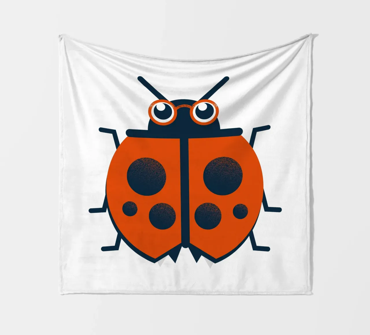 Coccinella - La coccinella fortunata coperta in pile da 2fevrierArtStudio